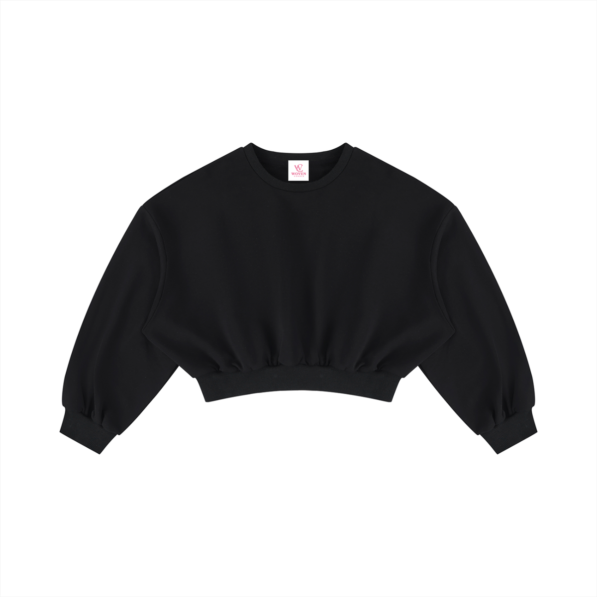 Women's Boxy Cropped Crewneck Sweatshirt